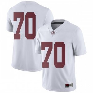 Men's Alabama Crimson Tide #70 Alex Leatherwood White Limited NCAA College Football Jersey 2403TTCE2